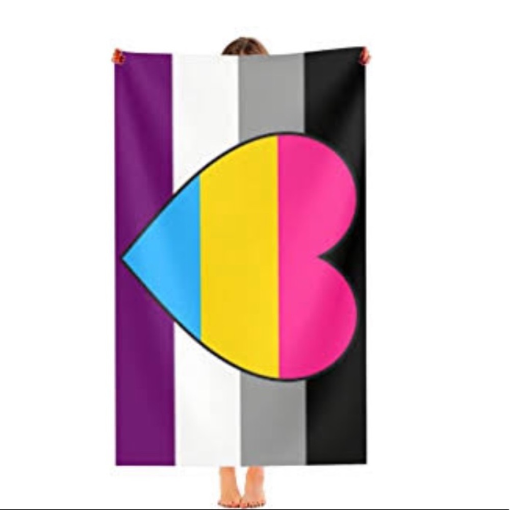 Asexual Ace Panromantic Pan Heart Pride
Flag‎